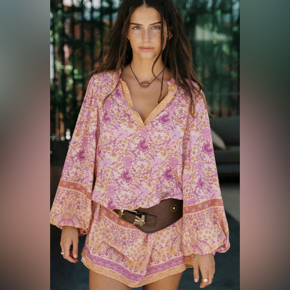New SPELL Village Tunic Dress- sunrise 🌅